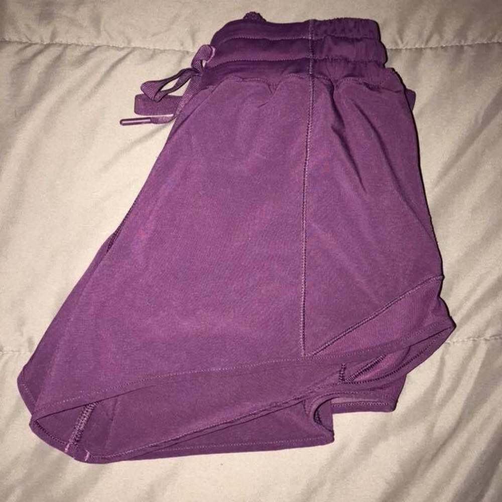 Lululemon Plum Hotty Hot Shorts